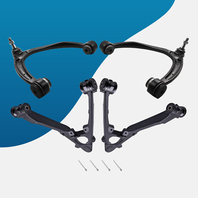 4x Front Upper Lower Control Arms w/Ball Joint for Cadillac Escalade 2007-2015