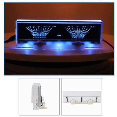 Power Amplifier Panel Dual Analog VU Meter Audio Level dB Meter With Back Lit