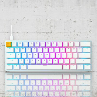 Glorious PC Gaming Race GMMK Modular Mechanical Compact Keyboard | White | NEW