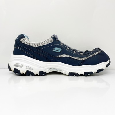 

Skechers Womens D Lites 11860EW Синие повседневные кроссовки, размер 10, Синий, D Lites