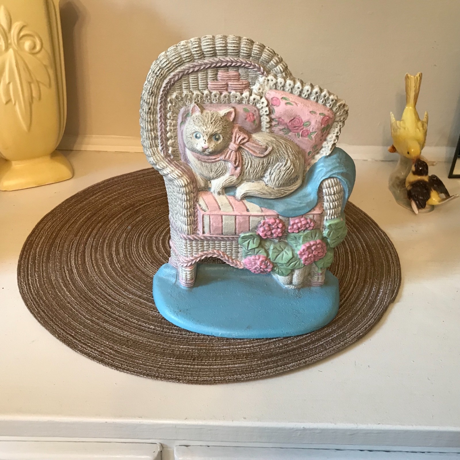Cast Iron Cat In Chair Doorstop MIDWEST IMPORTERS