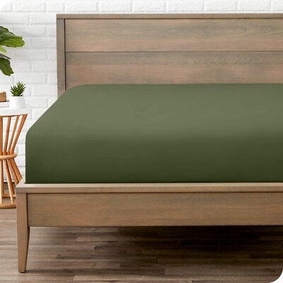 1800 Microfiber Fitted Sheet - Soft, Luxury, Deep Pocket by Bare Home