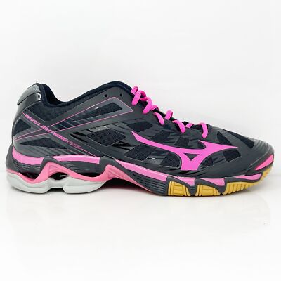 

Mizuno Womens Wave Lightning RX3 430168 9013 Черная повседневная обувь Кроссовки Размер 13, Черный, Wave Lightning RX3