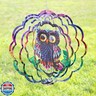 VP Home Mystical Owl Kinetic Wind Spinner - 12