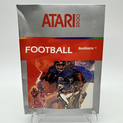 Atari 2600 Real Sports Football - Factory Sealed - Brand New - NOS - See Images