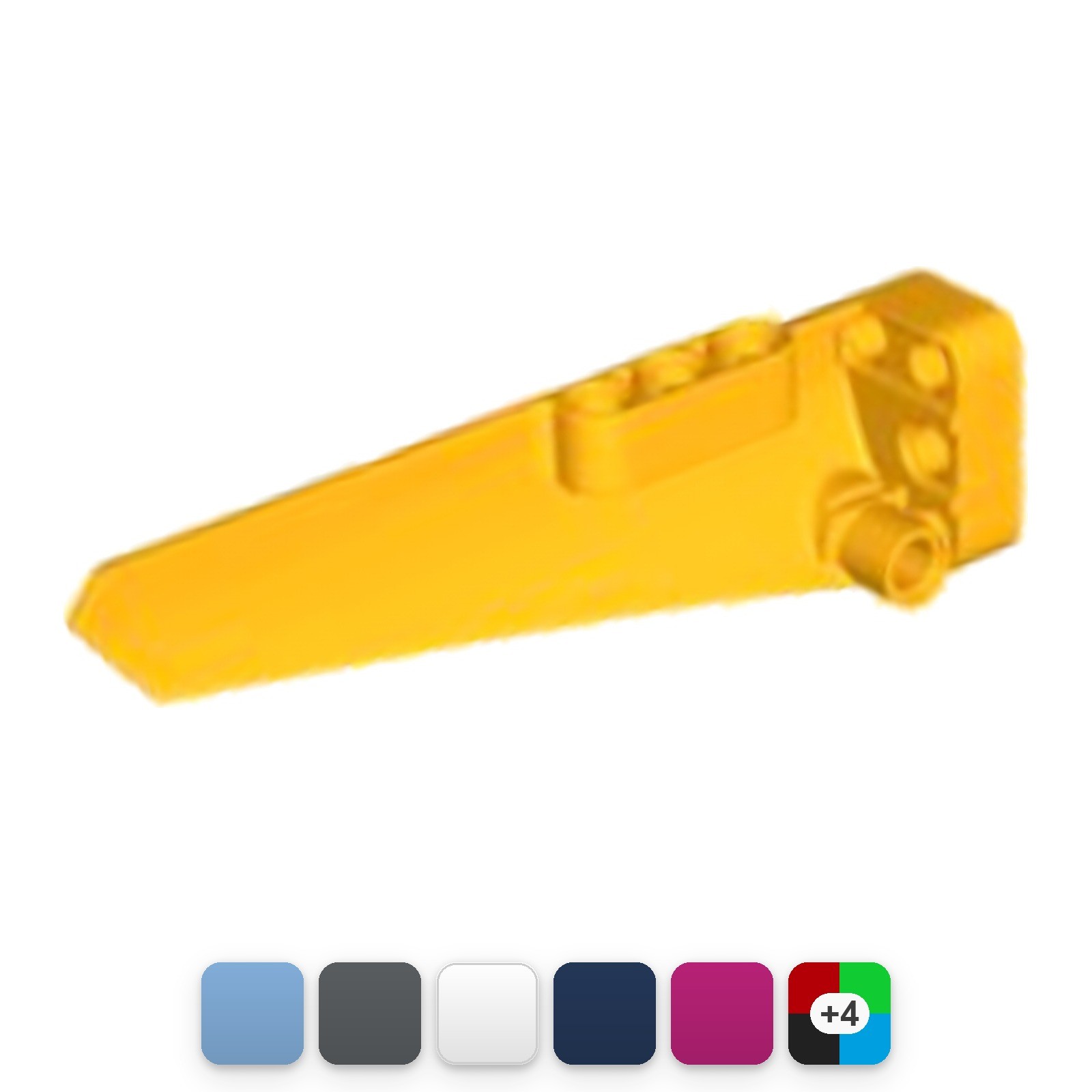 2x LEGO Technic Paneel Verkleidung # 6 lang glatt, Seite B…