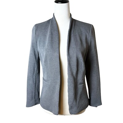 J. Crew 365 Going Out Blazer In Stretch Twill In Heather Dove Gray Lined Sz 8