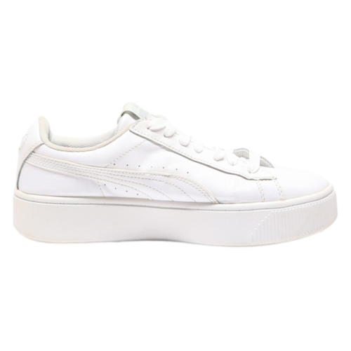 PUMA Vikky Platform 2021 Sneaker Trainers White Leather Womens UK 5 eBay