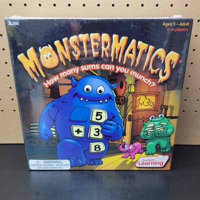 Junior Learning Monstermatics Board Game Math Game 5+