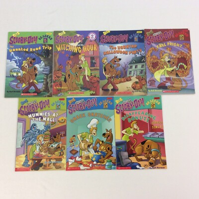 Scooby-Doo Mystery Level 2 & 3 Reader 1st 2nd 3rd Grade 7 Picture Book Lot