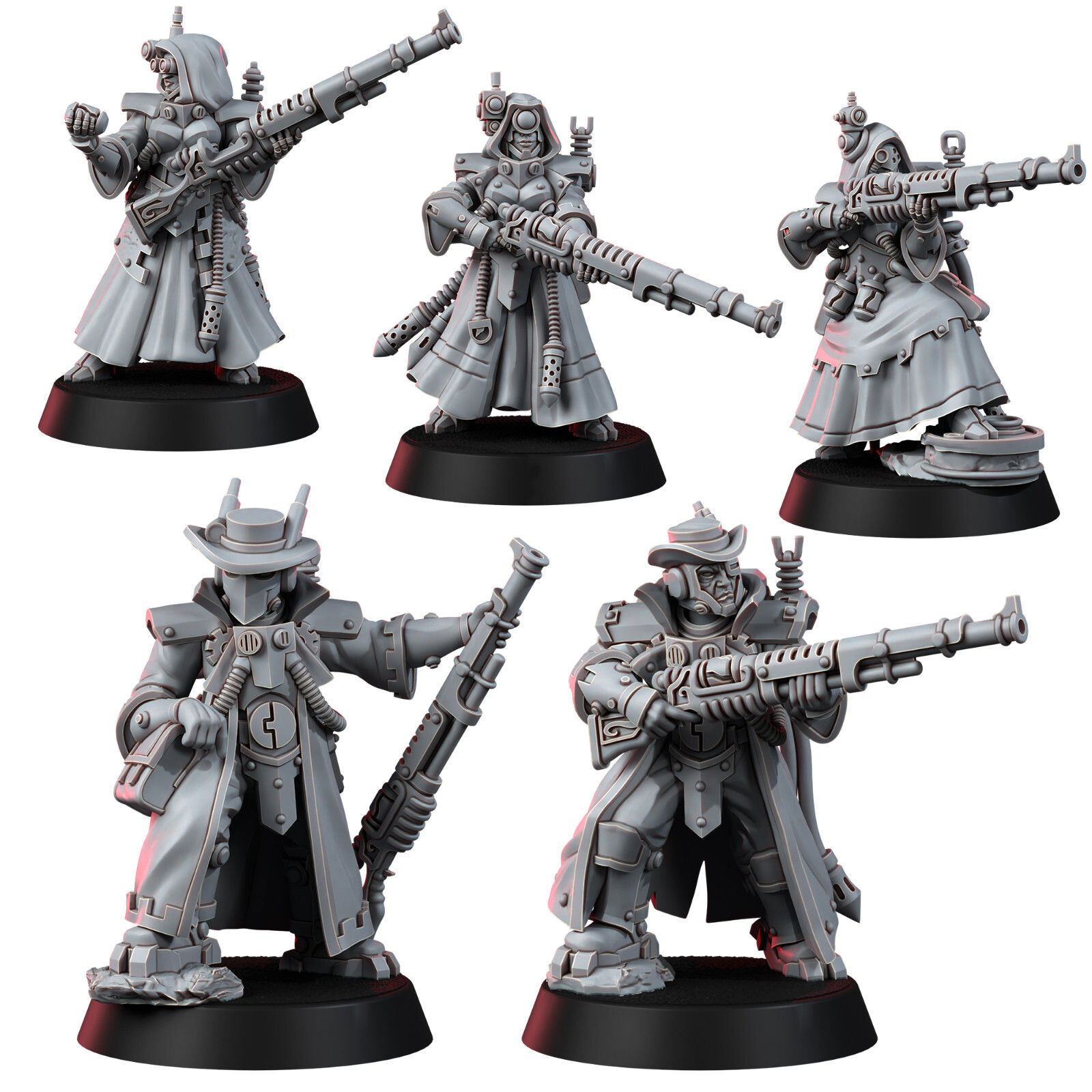 Эксклюзивная механика для Wargames Adept Dust Rangers T2 (5U) 28-миллиметровые Сестры Скитари