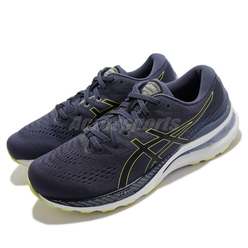 

Мужские кроссовки Asics GEL-Kayano 28 Navy White Yellow 1011B189-401, Серый, Gel-kayano 28
