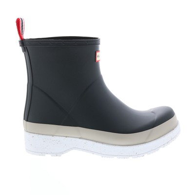 

Мужские черные резиновые сапоги Hunter Play с короткой подошвой в крапинку MFS9123RMA-BTE, Черный, Hunter Play Short Speckle Sole Boot