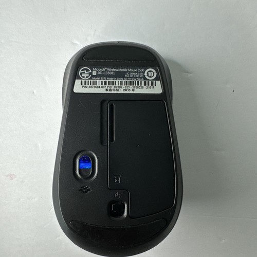 Microsoft - 3500 Wireless Mobile Mouse - GENUINE- 1571  Gray (Missing USB)