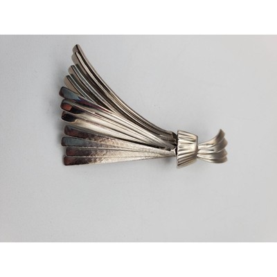 silver tone  Brooch pin 3 ''