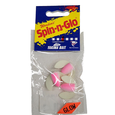 Wordens Spin-N-Glo Luminous Pink Size 8 Spinner Fishing Lures SNG054LUPKB12H3GL