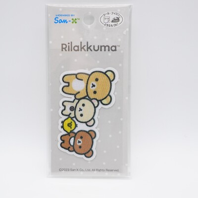 San-X JAPAN Rilakkuma Embroidery Applique Iron On / Seal Sticker Wappen #2