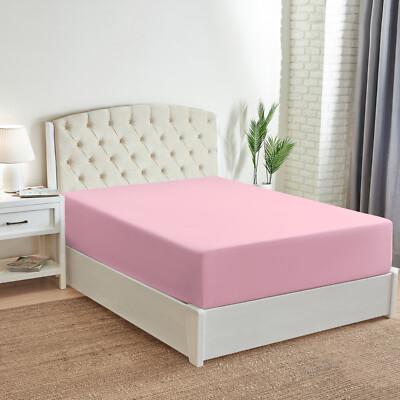 Mellanni Fitted Sheet Microfiber Extra Deep Pocket Up To 21'' Deep Mattress