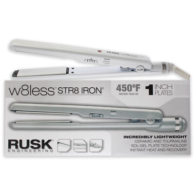 Ceramic And Tourmaline Flat Iron-irew8ls2510-white-1 Inch
