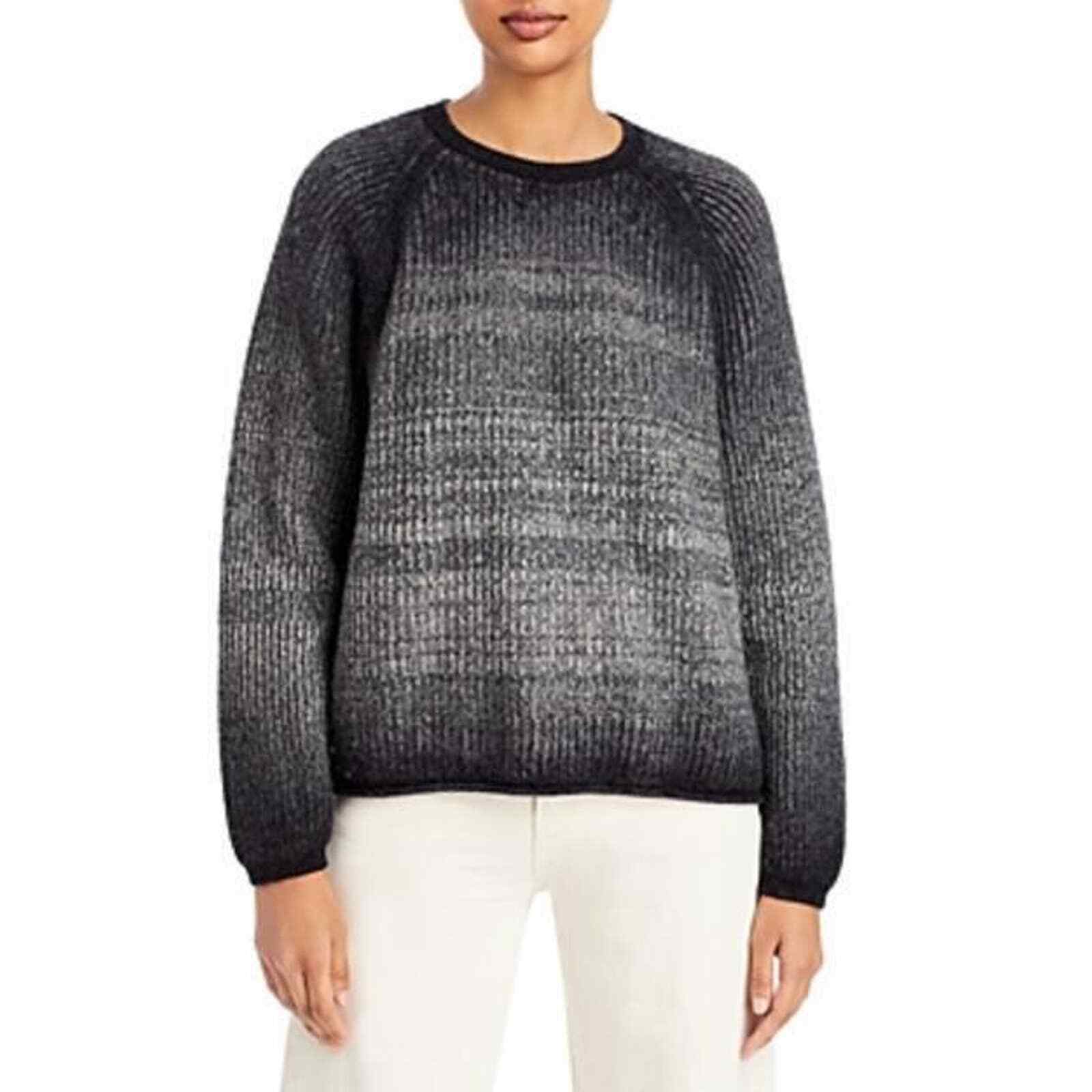 

Серый женский свитер Alberta Ferretti Degrade с фантазийным принтом, размер IT 42, США