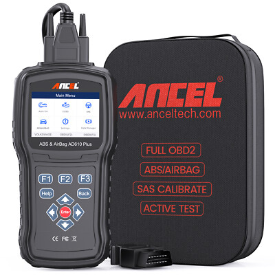 ANCEL AD610 Plus Code Reader ABS SRS Reset Engine OBD2 Scanner Diagnostic Tool