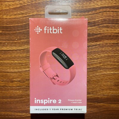 Fitbit Inspire 2 Fitness Tracker Desert Rose + Heart Rate One Size NEW