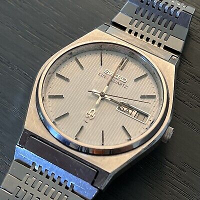 SEIKO KING QUARTZ 5856-7030 VINTAGE 1978 AS GRAND SEIKO & GRAND QUARTZ &  LORD