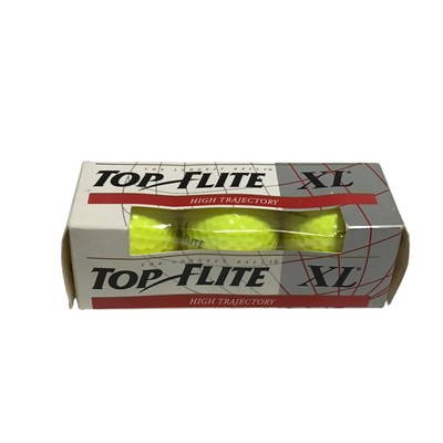 VINTAGE Spalding Top Flite XL High Trajectory Golf Balls 1 Sleeve of 3 Balls