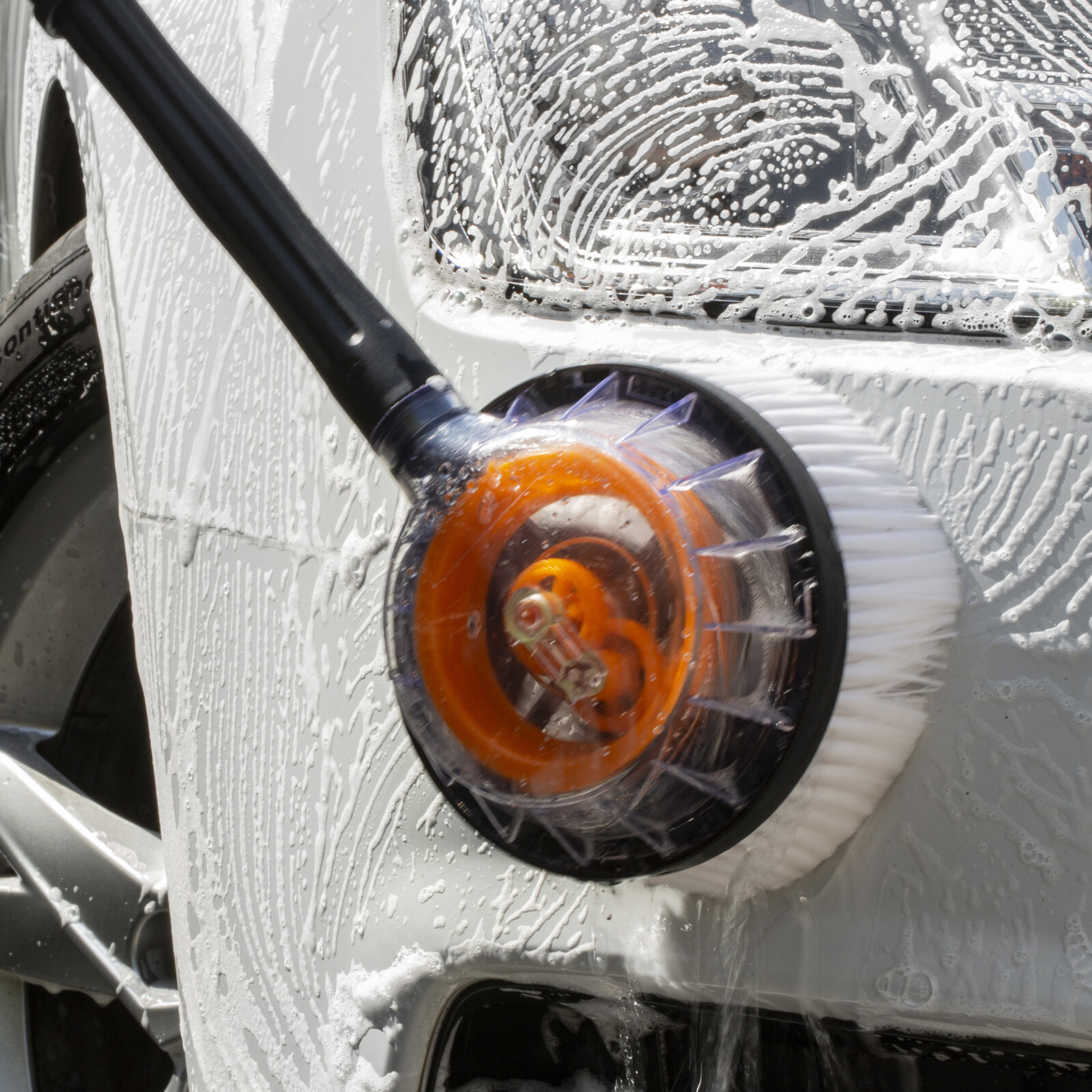 Masterpart Round Rotating Wash Brush Head For Karcher K Series Pressure