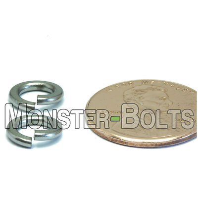 Regular Split Lock Washer, Zinc Plated Steel #4 #6 #8 #10 1/4'' 5/16'' SAE US Inch
