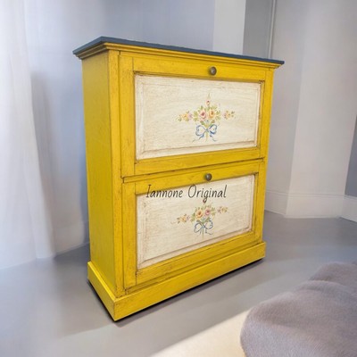 SCARPIERA A RIBALTA  DIPINTA DECORATA A MANO  PRONTA CONSEGNA