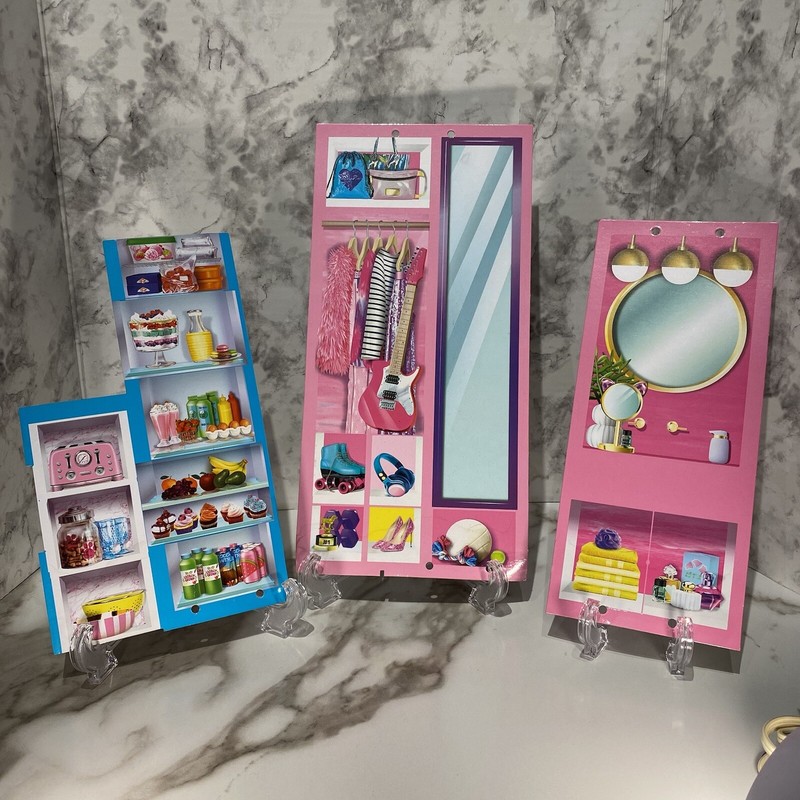 2023 BARBIE Dream House Replacement 3 WALL PANELS