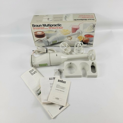 Brand New Braun Mr7 Multipractic De Luxe Hand Held Blender Set