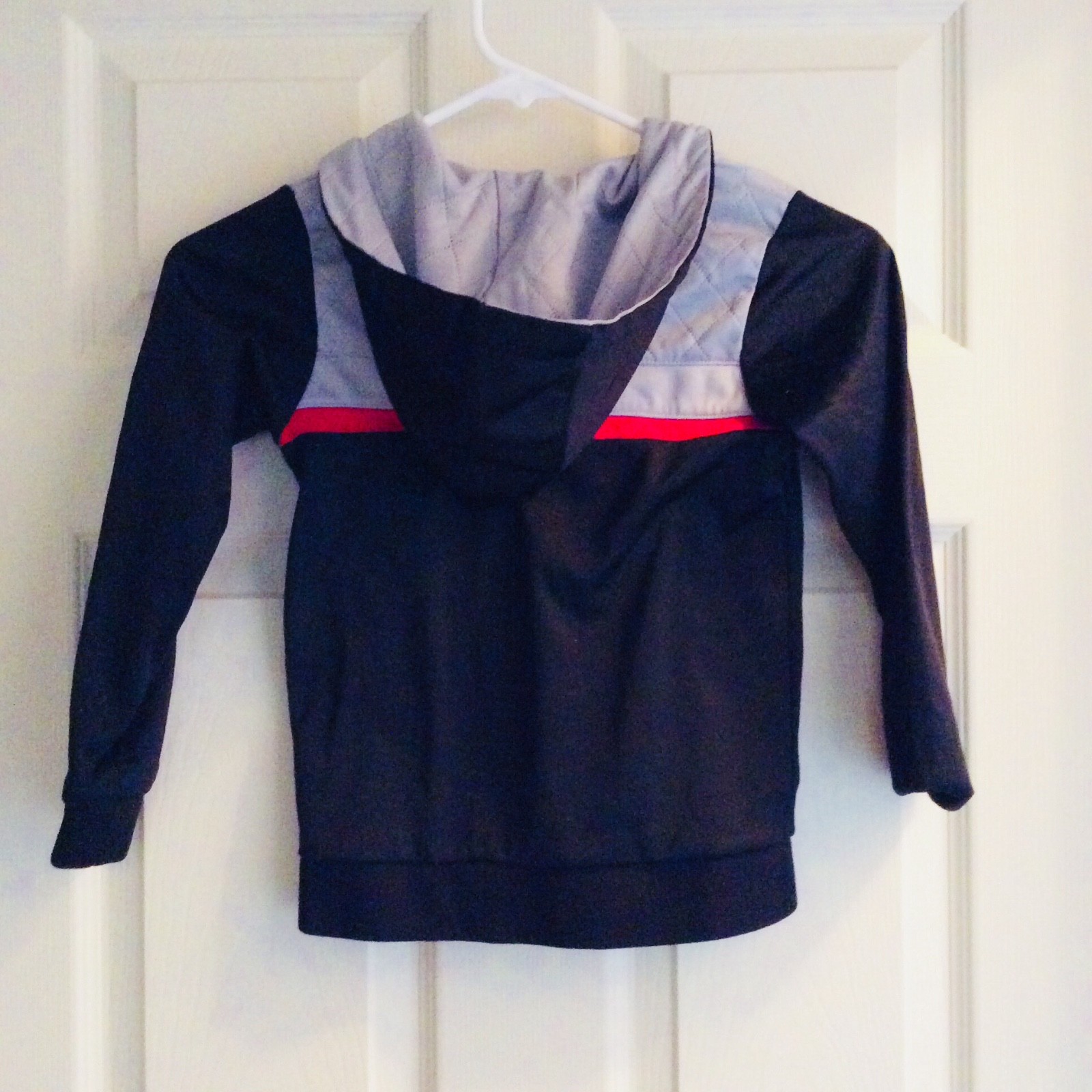 Sean John Original Black/Red/Gray Hoodie Jacket Size Youth 6 EUC (G1)