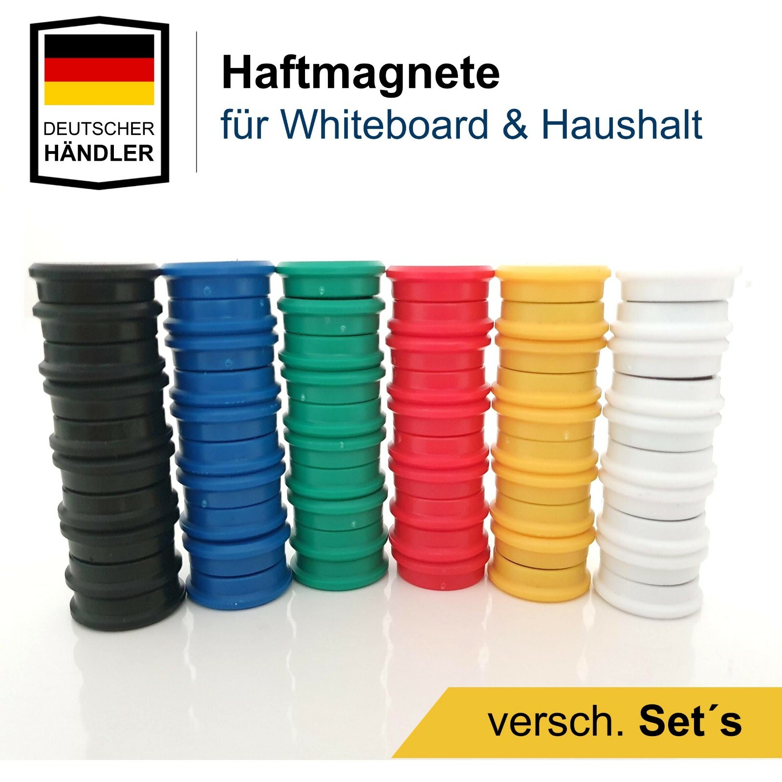 20 X Magnetpin 28x7 Mm – Grüne Haftmagnete Für Pinnwand & Whiteboard | Hält Bis Zu 8 Blatt DIN A4
