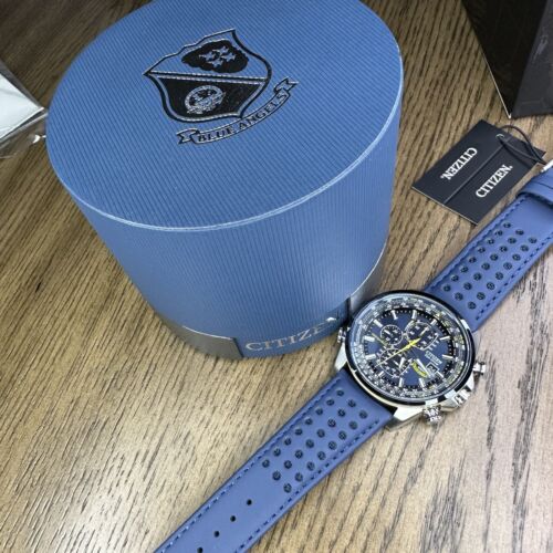 Pre-owned Citizen New✅ Blue Angels✅  Eco Drive Radio Controlled Men's Watch At8020-03l $675