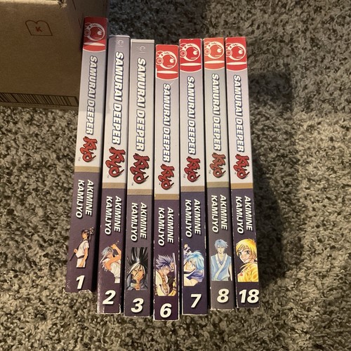 Lot of 7 Samurai Deeper Kyo Volumes 1 2 3 6 7 8 18 Manga Books TOKYOPOP
