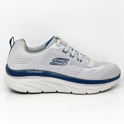 

Skechers Mens DLux Walker 232261WW Серые повседневные кроссовки, размер 9,5, Серый, DLux Walker