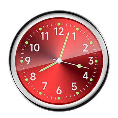 Car Dashboard Clock - Mini Tiny Analog Clock Watch for Vehicle Stick On Clock