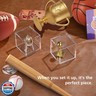Foboull Championship Ring Display Case, Acrylic Display Box and Holder for Super Bowl, Championship, and Baseball Rings, for Collectors and Enthusiasts, 1pc