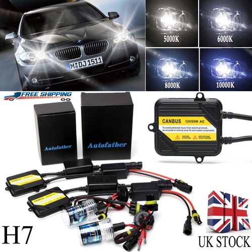 H7 8000K for BMW 5 Series F10 55W HID XENON LIGHTS CONVERSION KIT