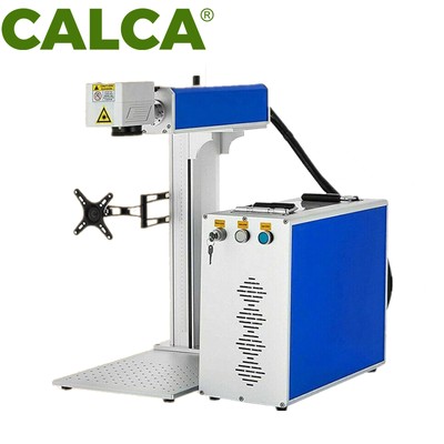 CALCA 50W Split JPT Fiber Laser Marking Engraving Machine, Rotary Axis FDA CE