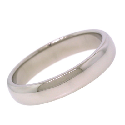 K　Tiffany & Co. ハンマードリング 1999 Tiffany & Co. Platinum PT950 4.4MM Wide Wedding Band