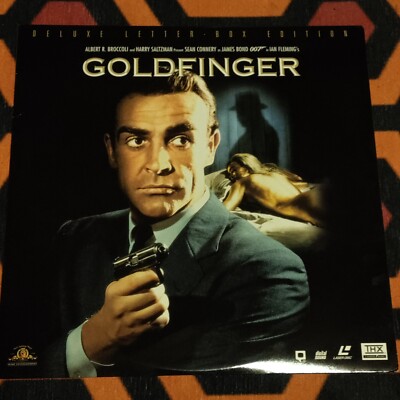 Goldfinger Laserdisc Laser Disc THX James Bond Sean Connery LD Movie 007