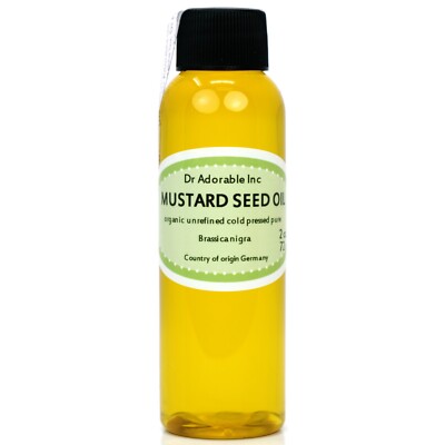 MUSTARD SEED OIL  COLD PRESSED UNREFINED ORGANIC FREE SHIPPING!!!