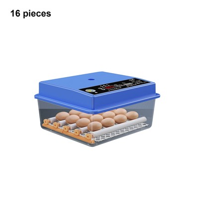 16 Egg Incubator Automatic Egg Brooder Goose Duck Quail LED Light Incubator Home