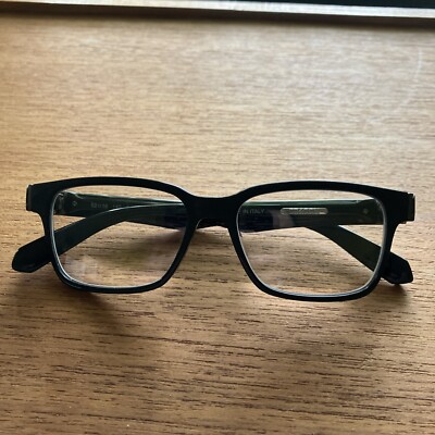 DRAGON ANDY DR103 005 Brushed Matt Black 52-16-145 ITALY 3606 Eyeglasses Frames