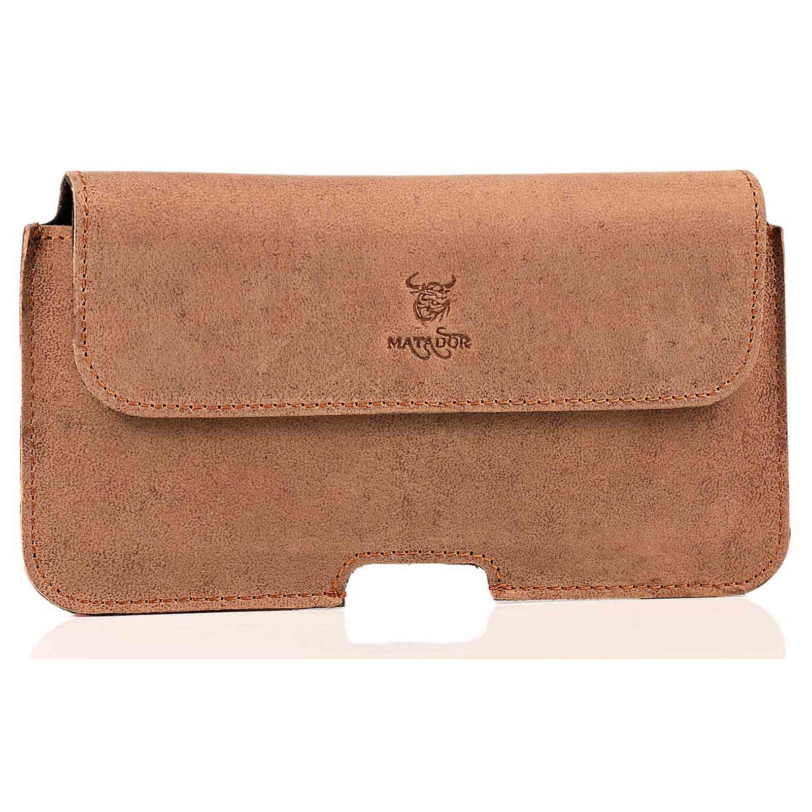 MATADOR iPhone 17 Pro Max 16 Pro Max Gürteltasche Ledertasche Handytasche Braun