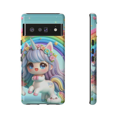 Fantasy Pastel Dreamsicle Unicorn Rainbow Cherub Tough Case