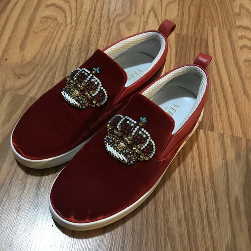VERSACE - Rock 'n' Royalty Slip On Sneakers Red Men's 39 | eBay